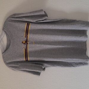 ASU Nike Dri Fit Gray and Maroon Men's Short Sleeve Tee